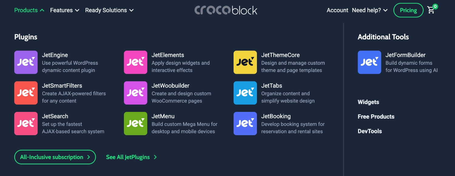 crocoblock plugin 1