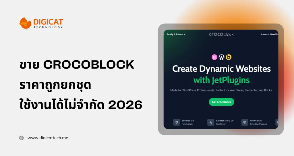 ขาย crocoblock ราคาถูกยกชุด ใช้งานได้ไม่จำกัด 2026
