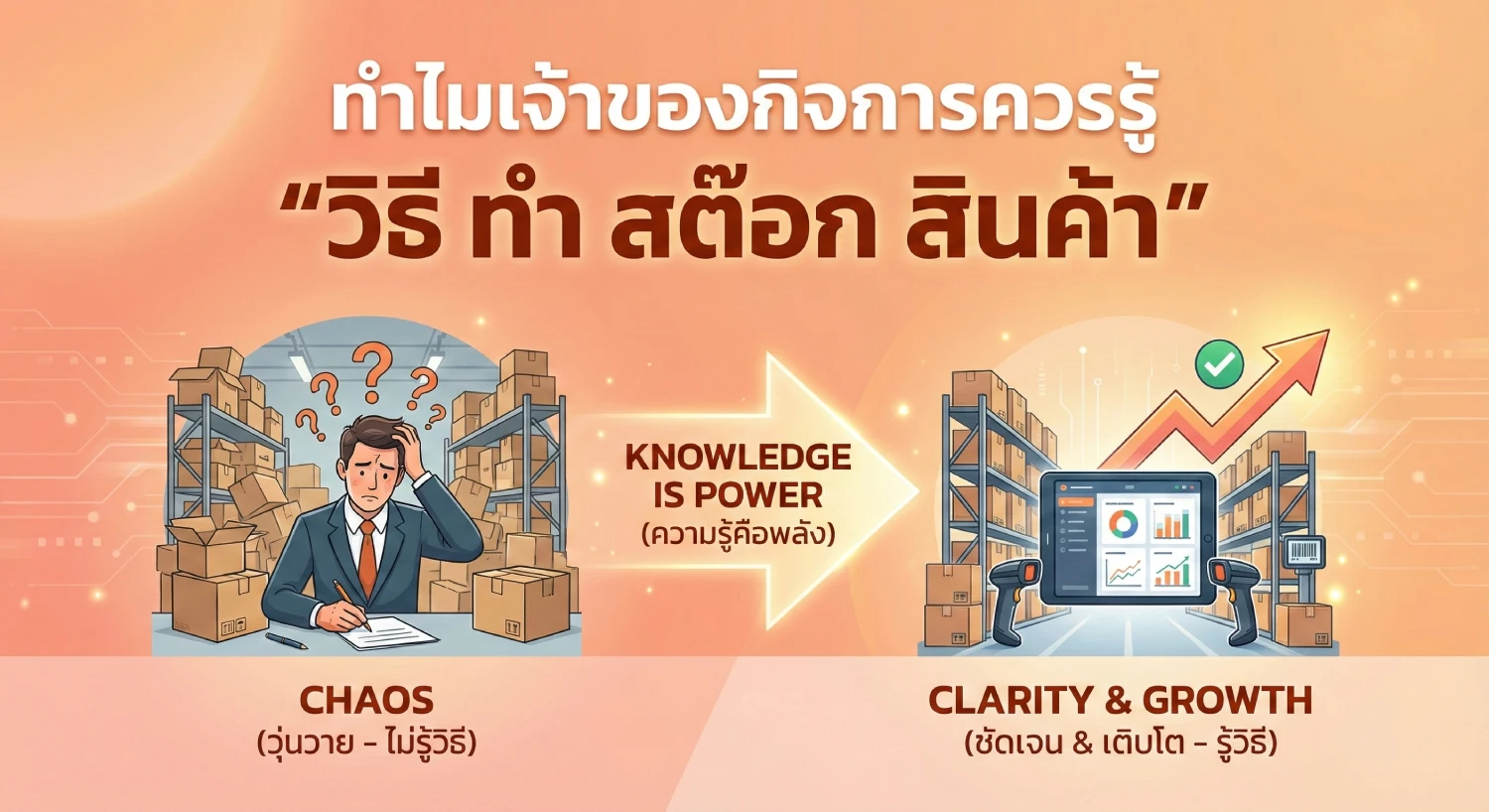 ทำไมเจ้าของกิจการควรรู้ “วิธี ทํา สต๊อก สินค้า” ด้วย Excel ก่อนใช้ระบบใหญ่