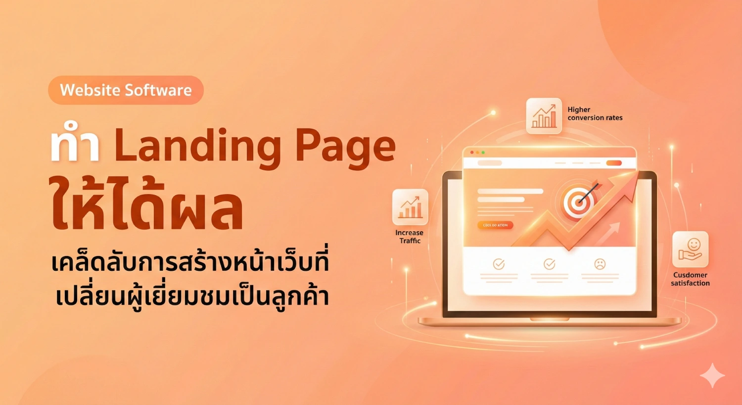 ทํา landing page ให้ได้ผล