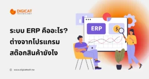 ระบบ ERP คืออะไร? ต่างจากโปรแกรมสต๊อกสินค้าและโปรแกรมบัญชีทั่วไปยังไง