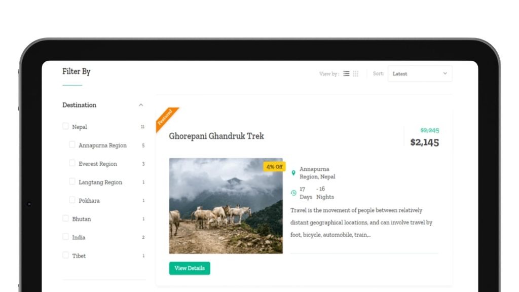 ระบบแพ็กเกจทัวร์